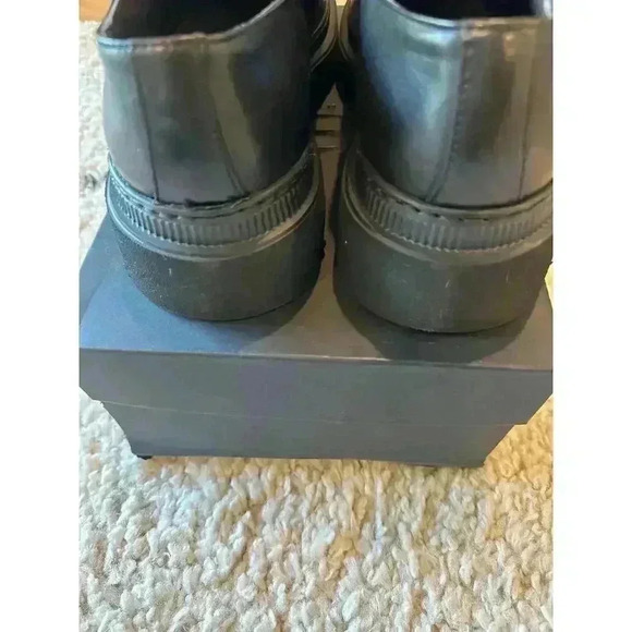 8 By Yoox Black Lace-Up Shoes Italian Size 45 - Step Up in Style - Picture 7 of 10